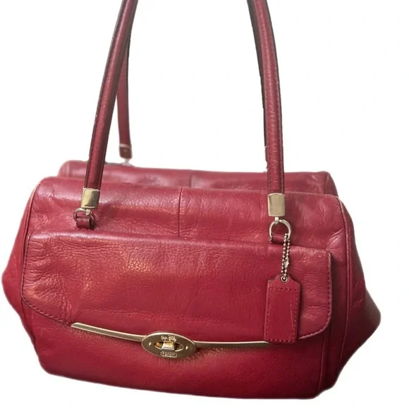COACH MADISON MADELINE EAST/WEST SATCHEL IN LEATHER 25166 - Picture 3 of 9